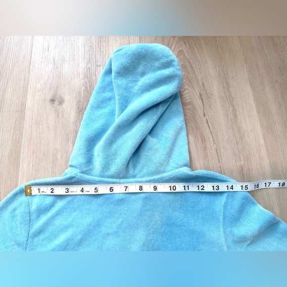 Juicy Couture Turquoise Zip-Up Hoodie M NWT - Picture 4 of 6